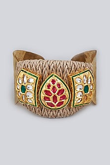 Gold Plated Kundan Bracelet
