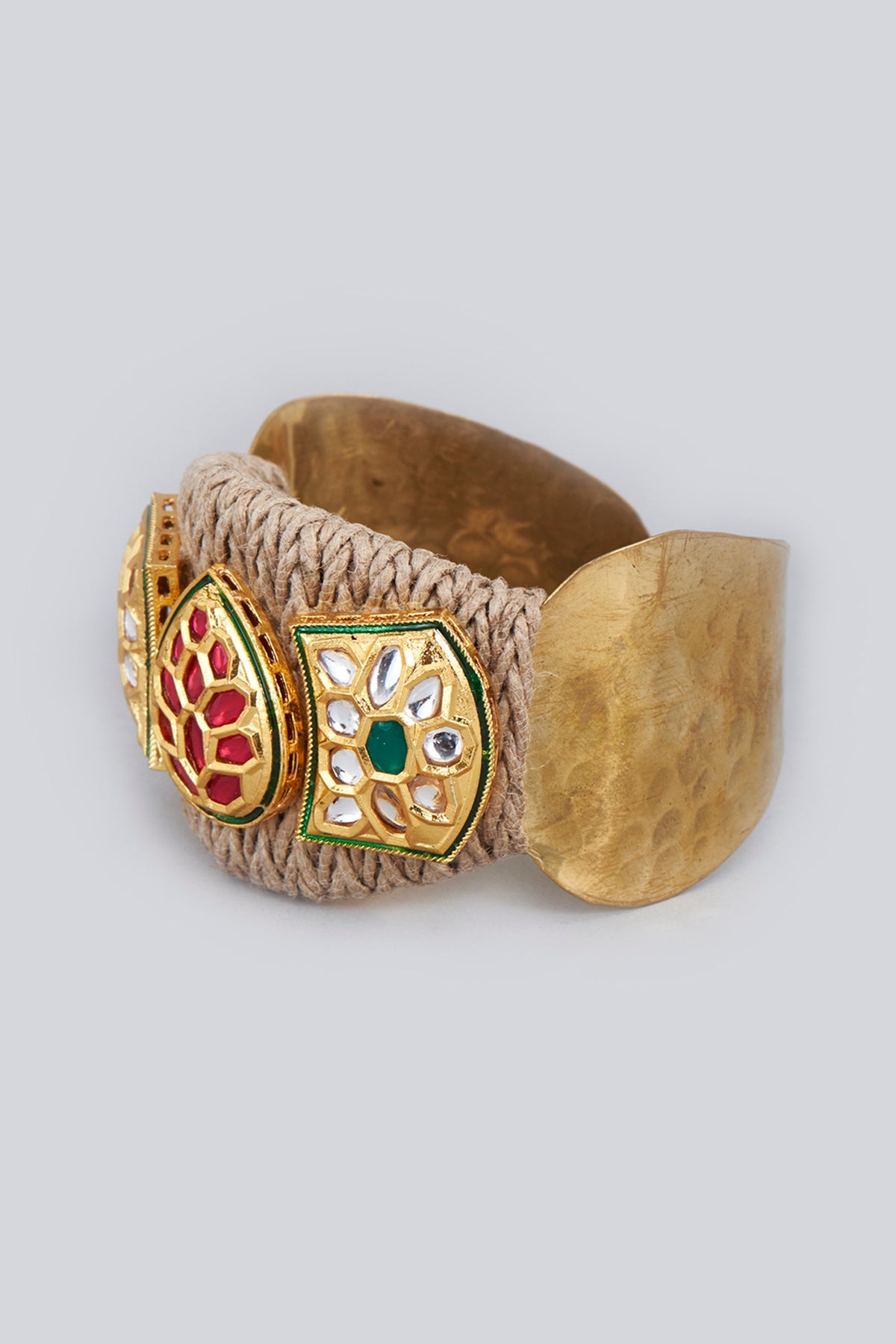 Gold Plated Kundan Bracelet