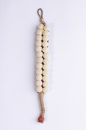 White Pearl Ponchi Bracelet