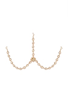 Gold Plated Polki Matha Patti