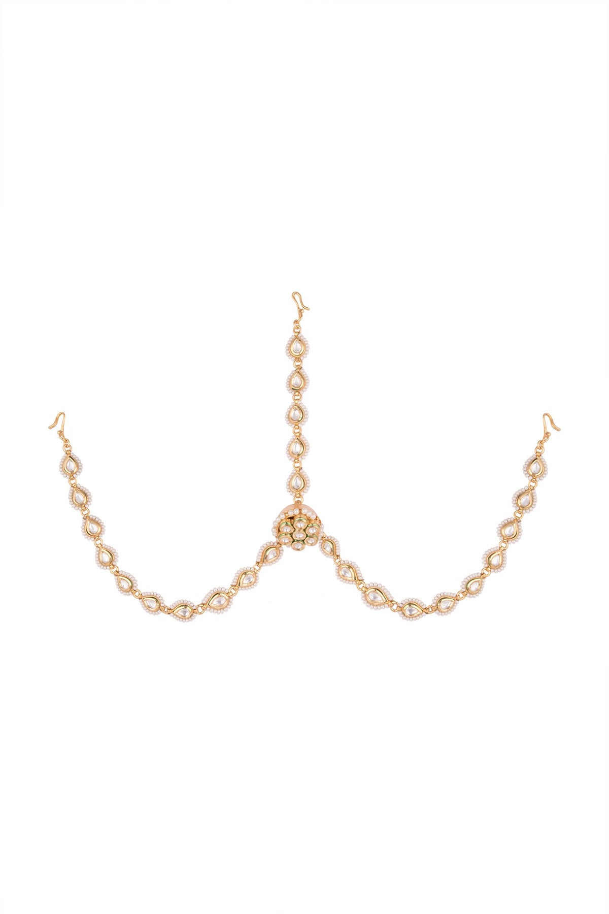 Gold Plated Polki Matha Patti