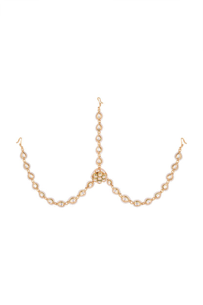 Gold Plated Polki Matha Patti
