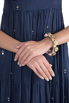 Gold Plated Meenakari Bangle