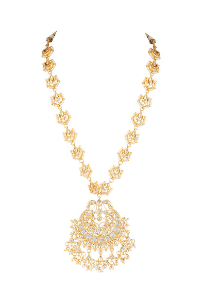 Gold Plated Chandbali Necklace