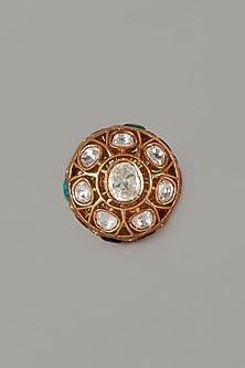 Gold Plated Navratna Ring