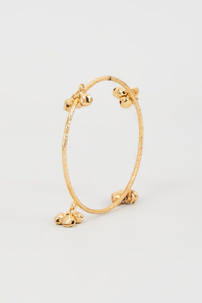 Gold Plated Ghungroo Bangle