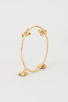 Gold Plated Ghungroo Bangle