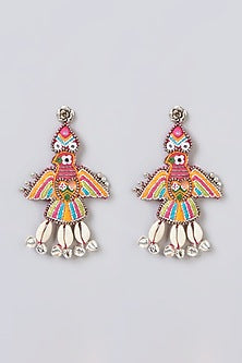 Multi-Colored Hand Embroidered Necklace Set