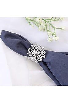 Silver Finish Handcrafted Adjustable Florenza Ring