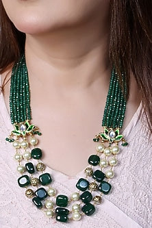 Green Stone Handcrafted Necklace