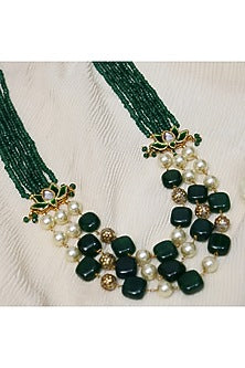 Green Stone Handcrafted Necklace