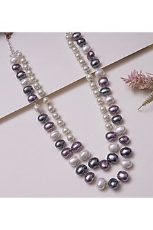 Pastel Pearl Handcrafted Layered Necklace