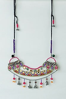 Multi-Colored Hanging Necklace