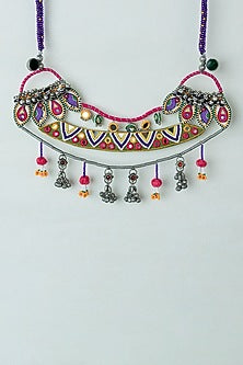 Multi-Colored Hanging Necklace