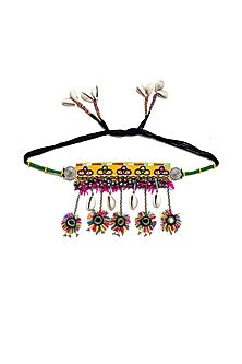 Yellow Handcrafted Choker Necklace
