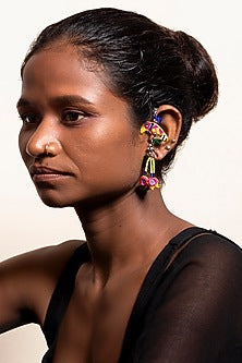Pink Handcrafted Stud Earrings