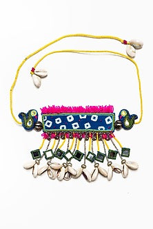Blue Handcrafted Choker Necklace