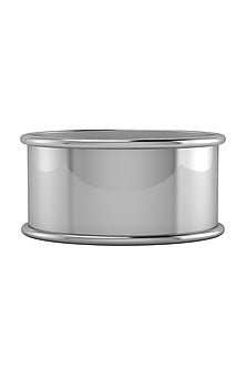 Pure Silver Plated Oval Napkin Ring Set