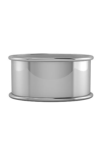 Pure Silver Plated Oval Napkin Ring Set