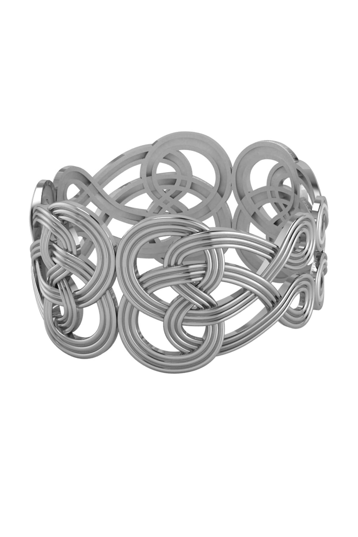 Pure Silver Plated Napkin Ring Set