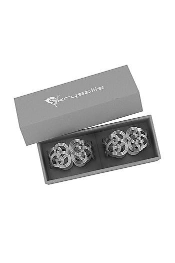 Pure Silver Plated Napkin Ring Set