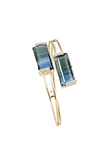 14kt Two-Tone Finish Diamond Bracelet