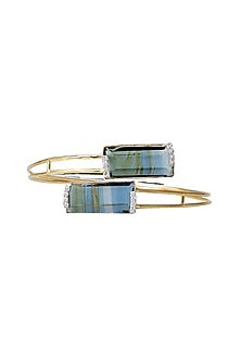 14kt Two-Tone Finish Diamond Bracelet