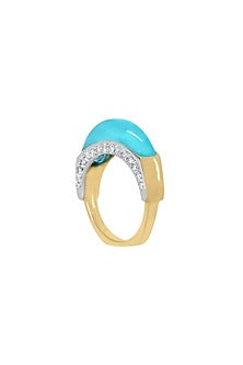 14kt Two-Tone Finish Diamond Ring