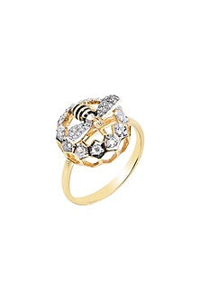 Two-Tone Finish Diamond Ring