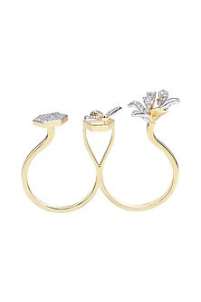 Two-Tone Finish Diamond Ring