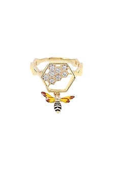 Two-Tone Finish Diamond Ring