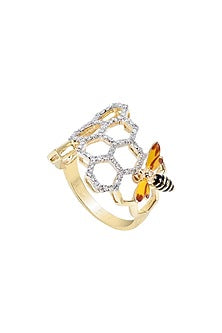 Two-Tone Finish Diamond Ring