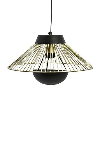 Black & Gold Iron Pendant Light