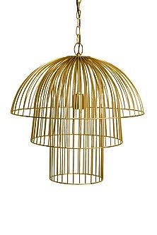 Gold Iron Pendant Light
