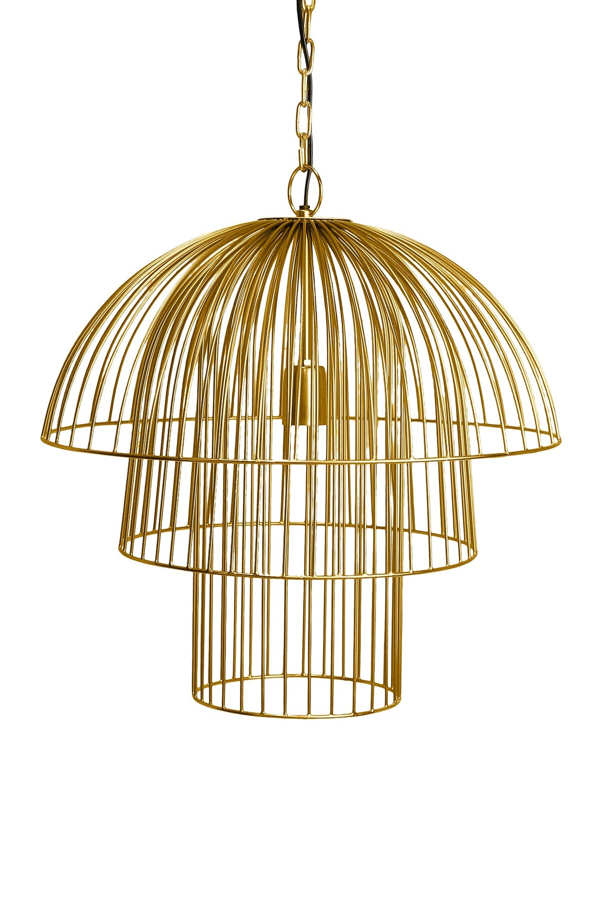 Gold Iron Pendant Light