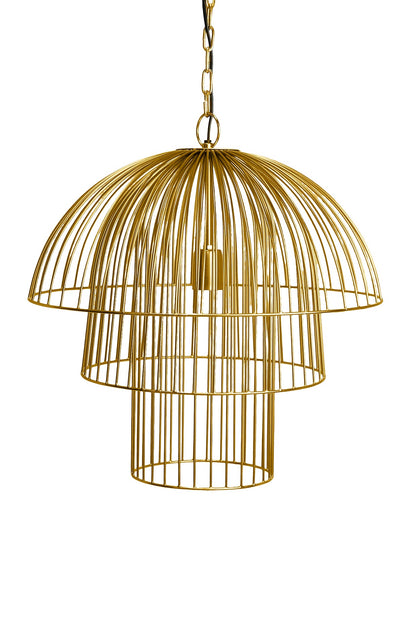 Gold Iron Pendant Light