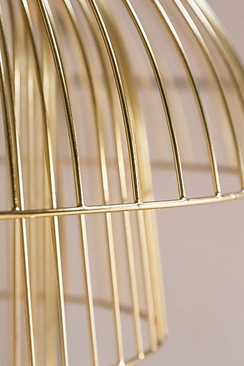 Gold Iron Pendant Light