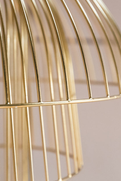 Gold Iron Pendant Light