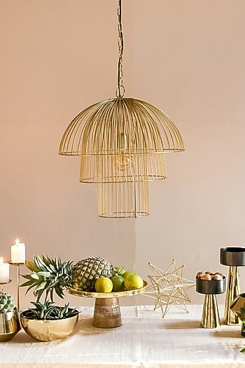 Gold Iron Pendant Light