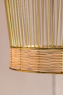 Gold Bell-Shaped Pendant Light