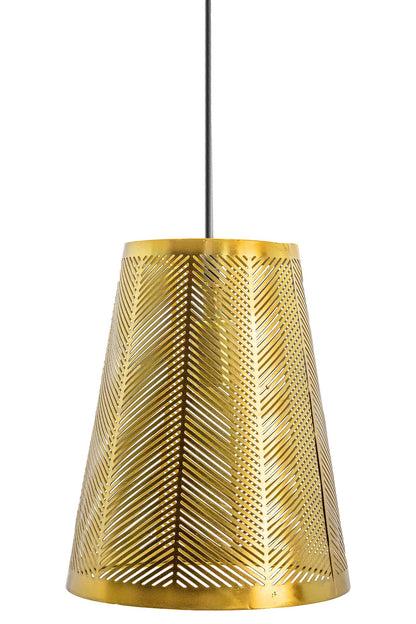 Shiny Gold Strado Conical Pendant Light