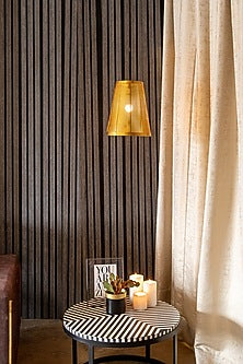 Shiny Gold Strado Conical Pendant Light