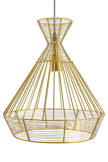 Shiny Gold Viela Pendant Light