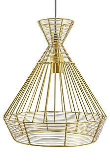 Shiny Gold Viela Pendant Light