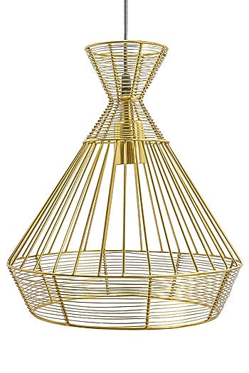 Shiny Gold Viela Pendant Light