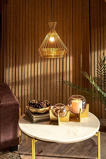 Shiny Gold Viela Pendant Light