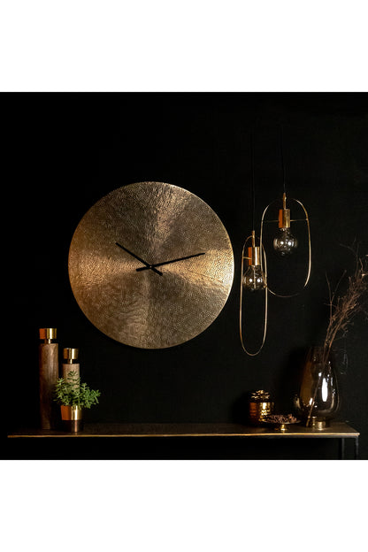 Gold Metal Ring Frame Hanging Light