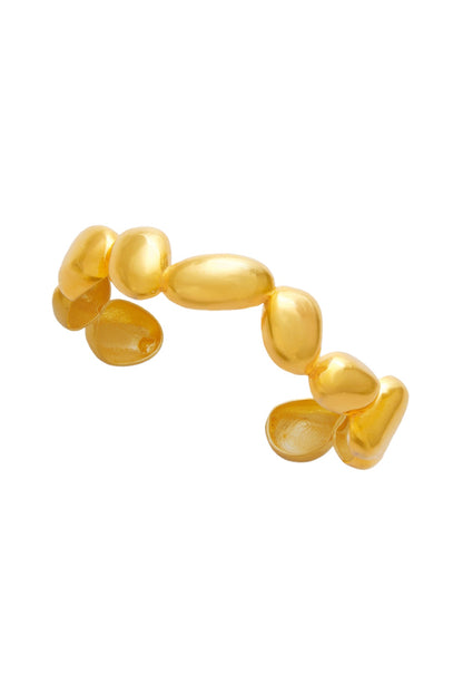 Micro Gold Plated Pebble Bracelet