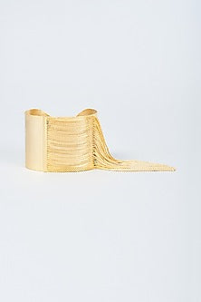 Gold Finish Enameled Bracelet