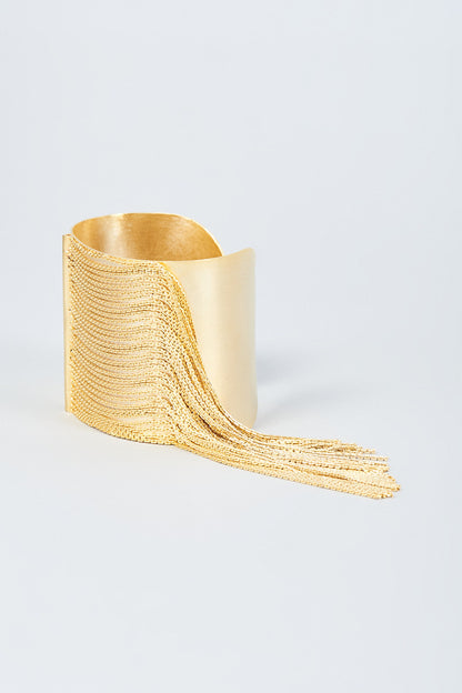 Gold Finish Enameled Bracelet
